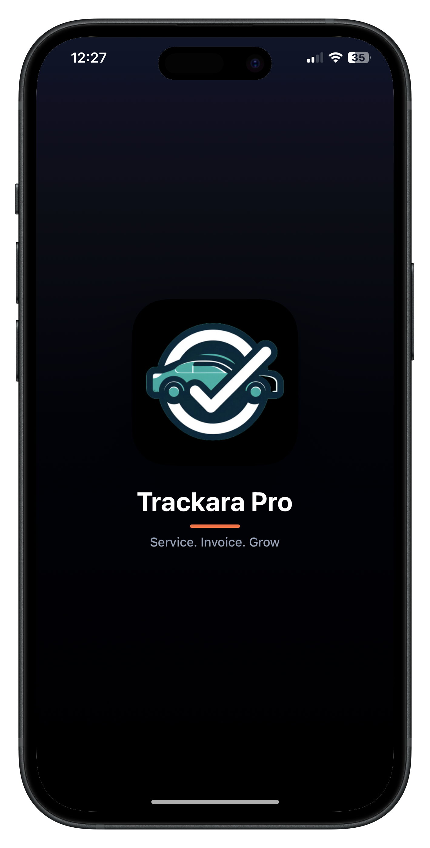 Trackara Pro mobile app — the same tool students use for assignments